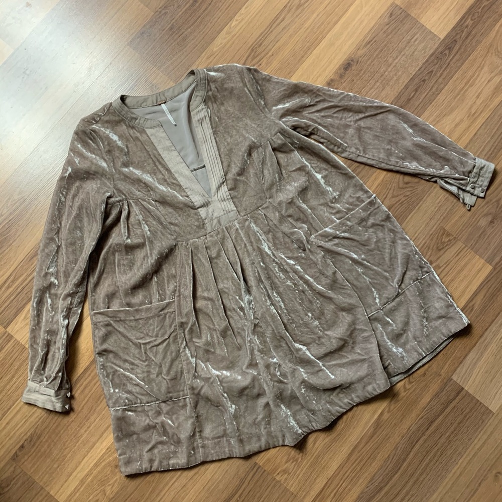 Free People Velour Tunic